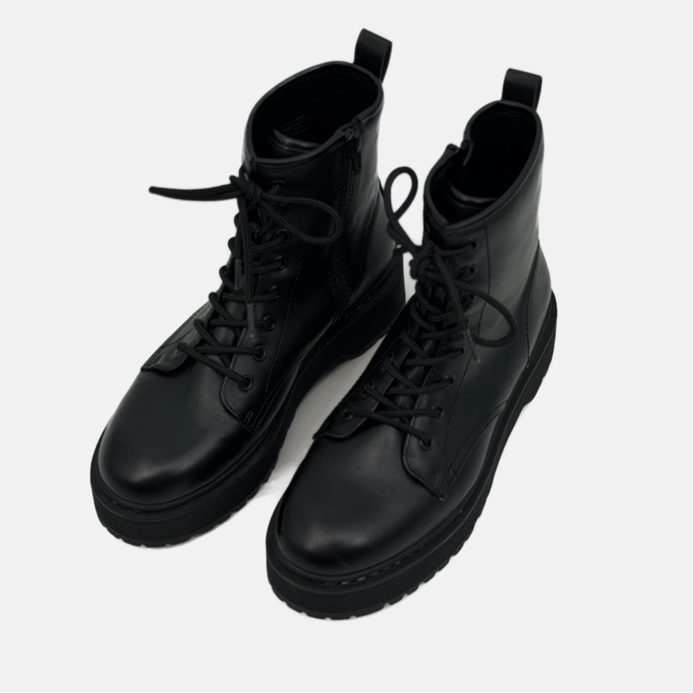 Universal Thread Target Black Combat Boots Lug So… - image 3